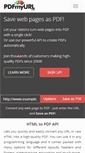 Mobile Screenshot of pdfmyurl.com